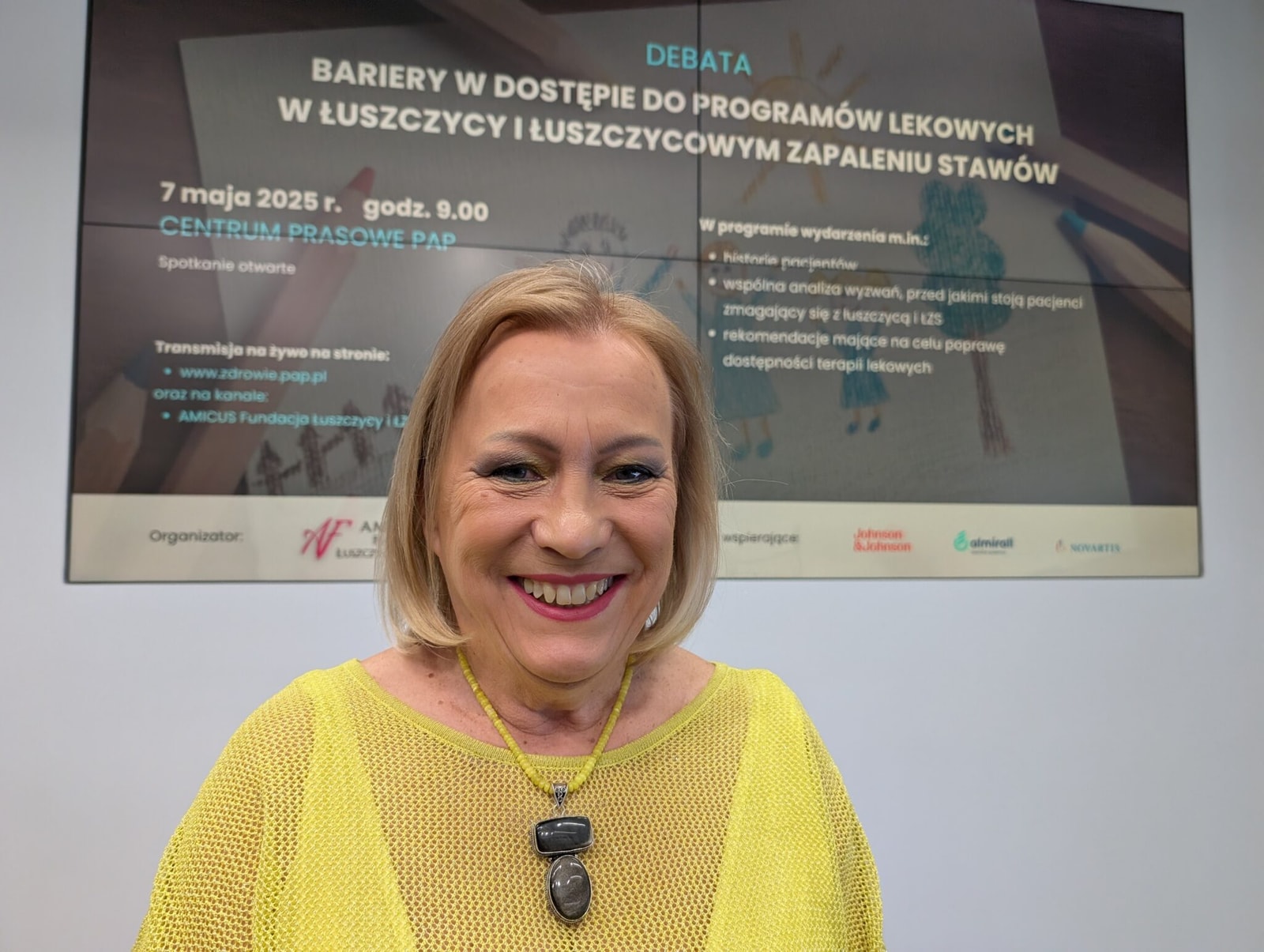 Prof. Brygida Kwiatkowska, krajowa konsultant w dziedzinie reumatologii; fot. Beata Igielska
