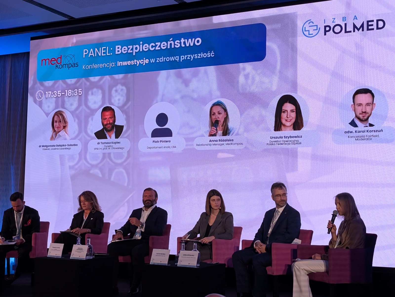 Panel „MedKompas”, konferencja Izby POLMED &#8222;Inwestycje w Zdrową Przyszłość&#8221;. Fot. Beata Igielska
