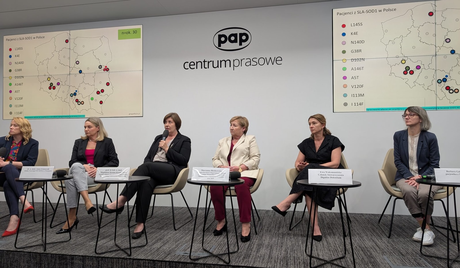 Konferencja prasowa „Sytuacja polskich chorych ze stwardnieniem zanikowym bocznym ALS. Szanse i wyzwania”; Fot. Beata Igielska
