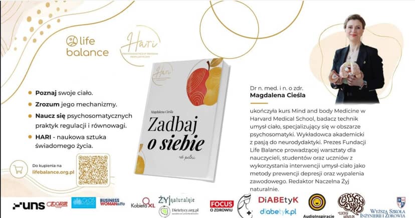 „Zadbaj o siebie w pełni”, czyli naukowo o tym, jak żyć bardziej świadomie i radośnie